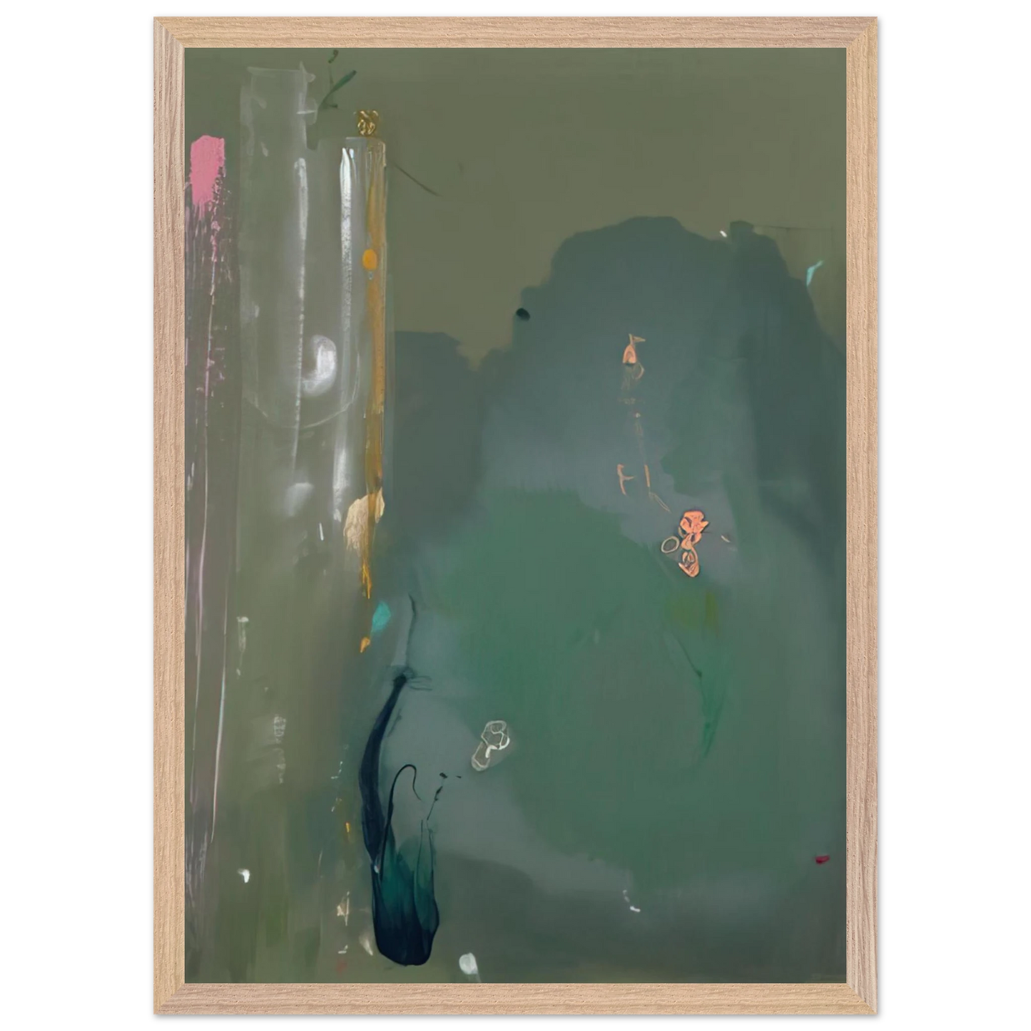 Helen Frankenthaler - CÃƒÆ’Ã‚Â´te d Argent - 1980 Wall art - 40x50 cm / 16x20 inches - Fine Art Poster-canvas - -