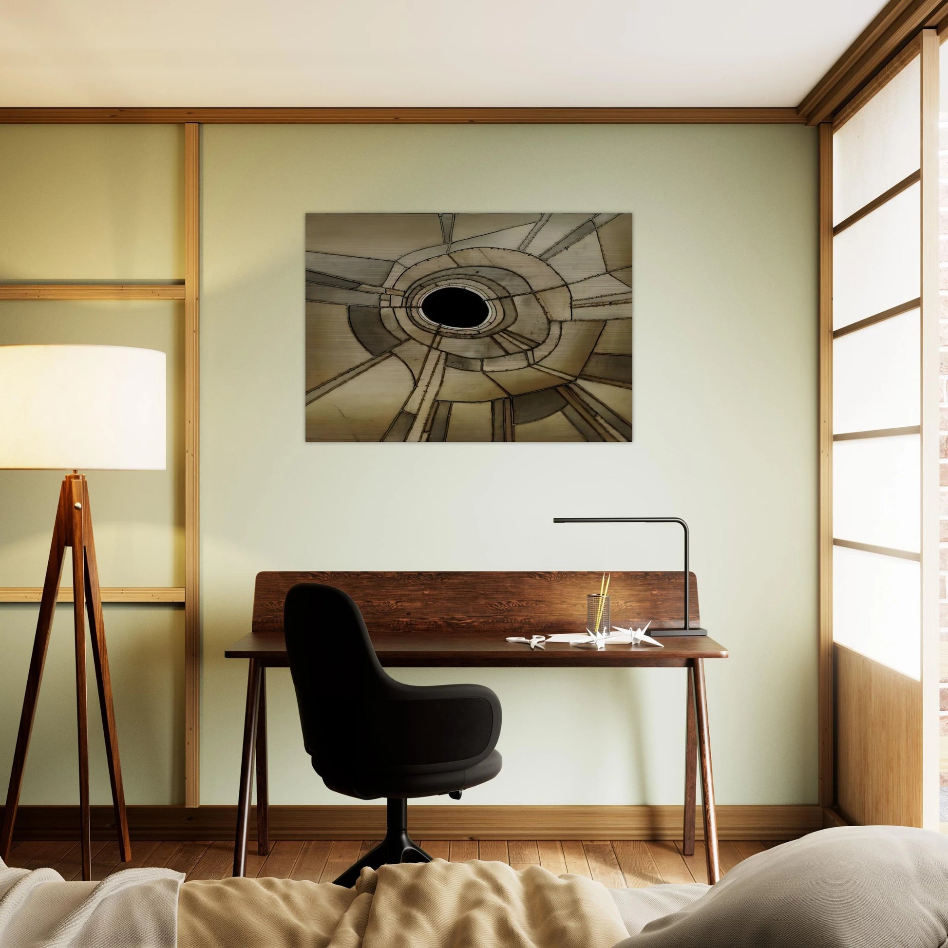 UNTITLED 1959 - Lee Bontecou Brushed Aluminum Print - 70x100 cm / 28x40 inches | Lee Bontecou Aluminum Print | Lee Bontecou Prints