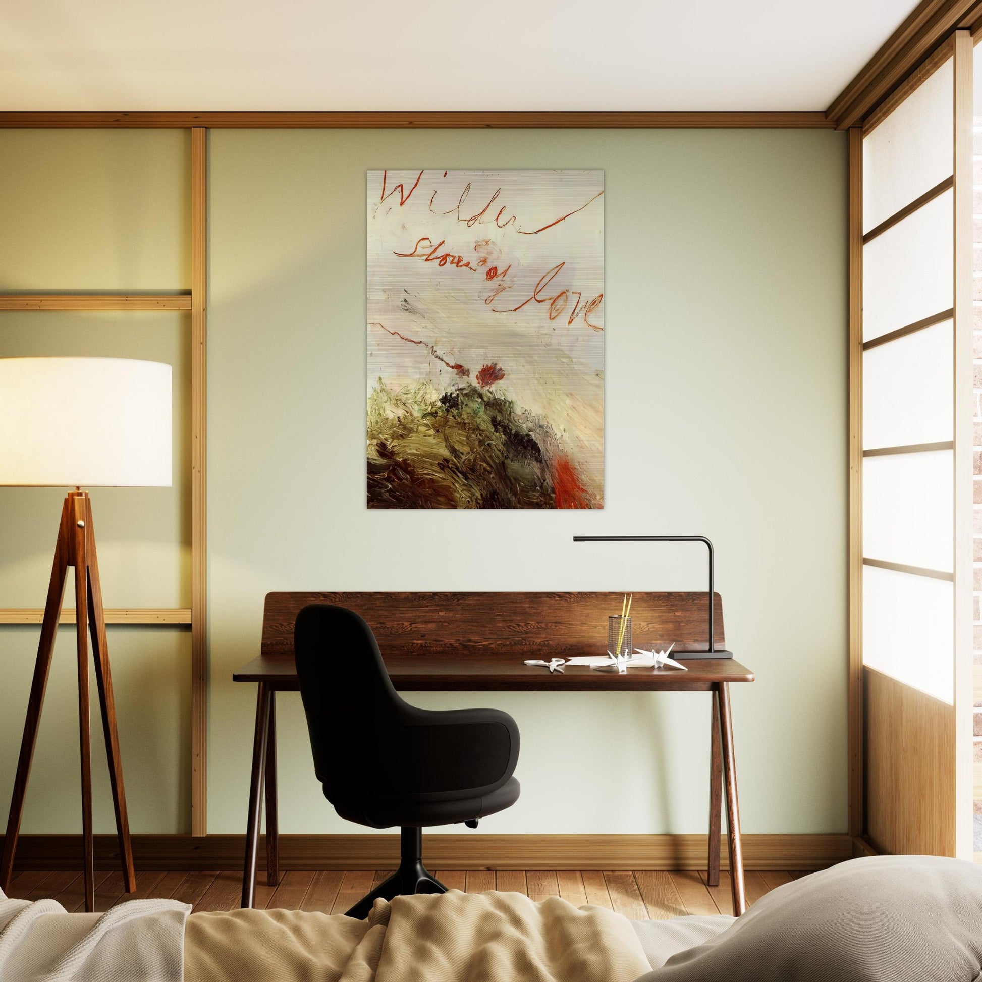Wilder Shores of Love - Cy Twombly Brushed Aluminum Print - 70x100 cm / 28x40 inches | Cy Twombly Aluminum Print | Cy Twombly Prints