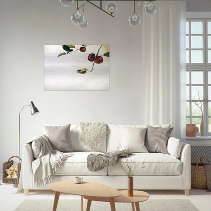 APPLES ON A BOUGH STUDY BEFORE PICKING - Andrew Wyeth Brushed Aluminum Print - 70x100 cm / 28x40 inches | Andrew Wyeth Aluminum Print | Andrew Wyeth Prints