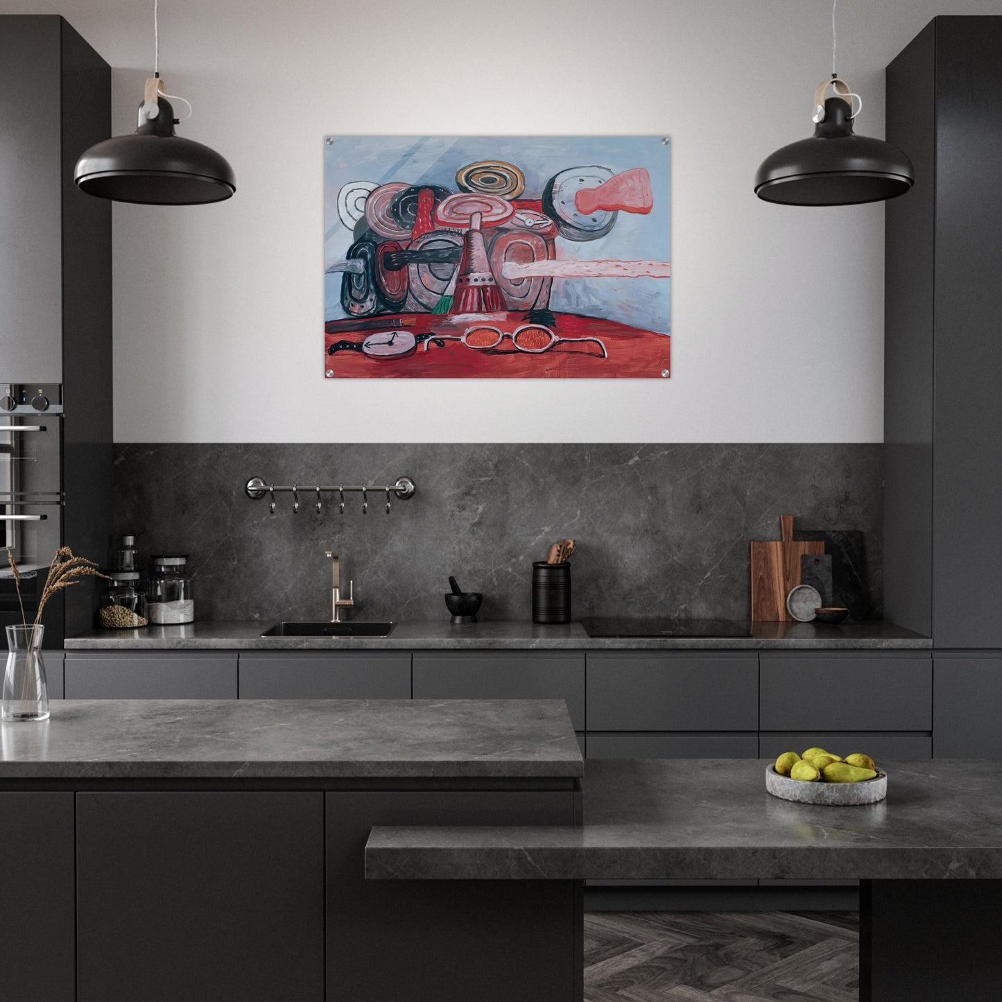 AS IT GOES - Philip Guston Acrylic Print - 70x100 cm / 28x40″ inches