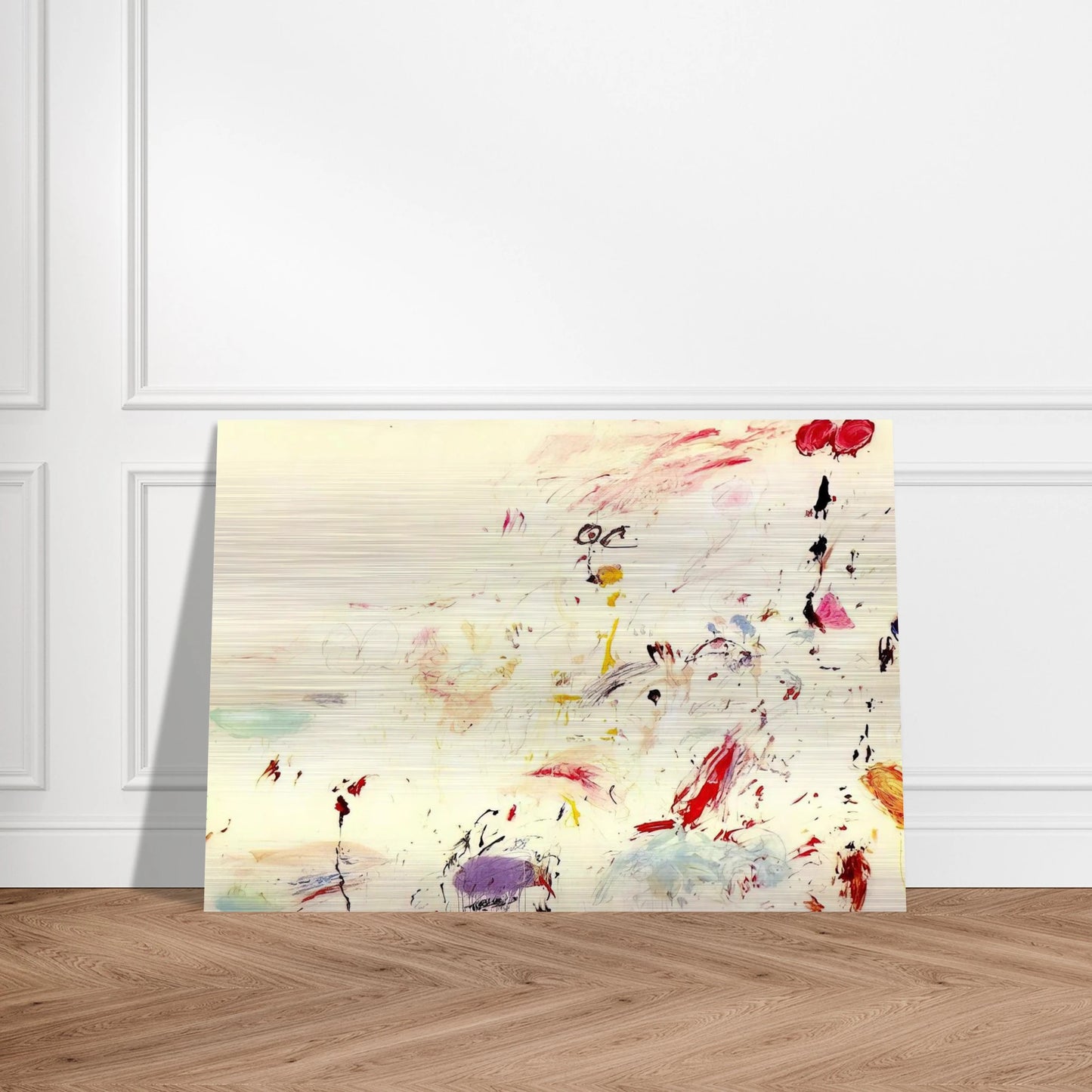 Bay of Naples - Cy Twombly Brushed Aluminum Print - 70x100 cm / 28x40 inches | Cy Twombly Aluminum Print | Cy Twombly Prints