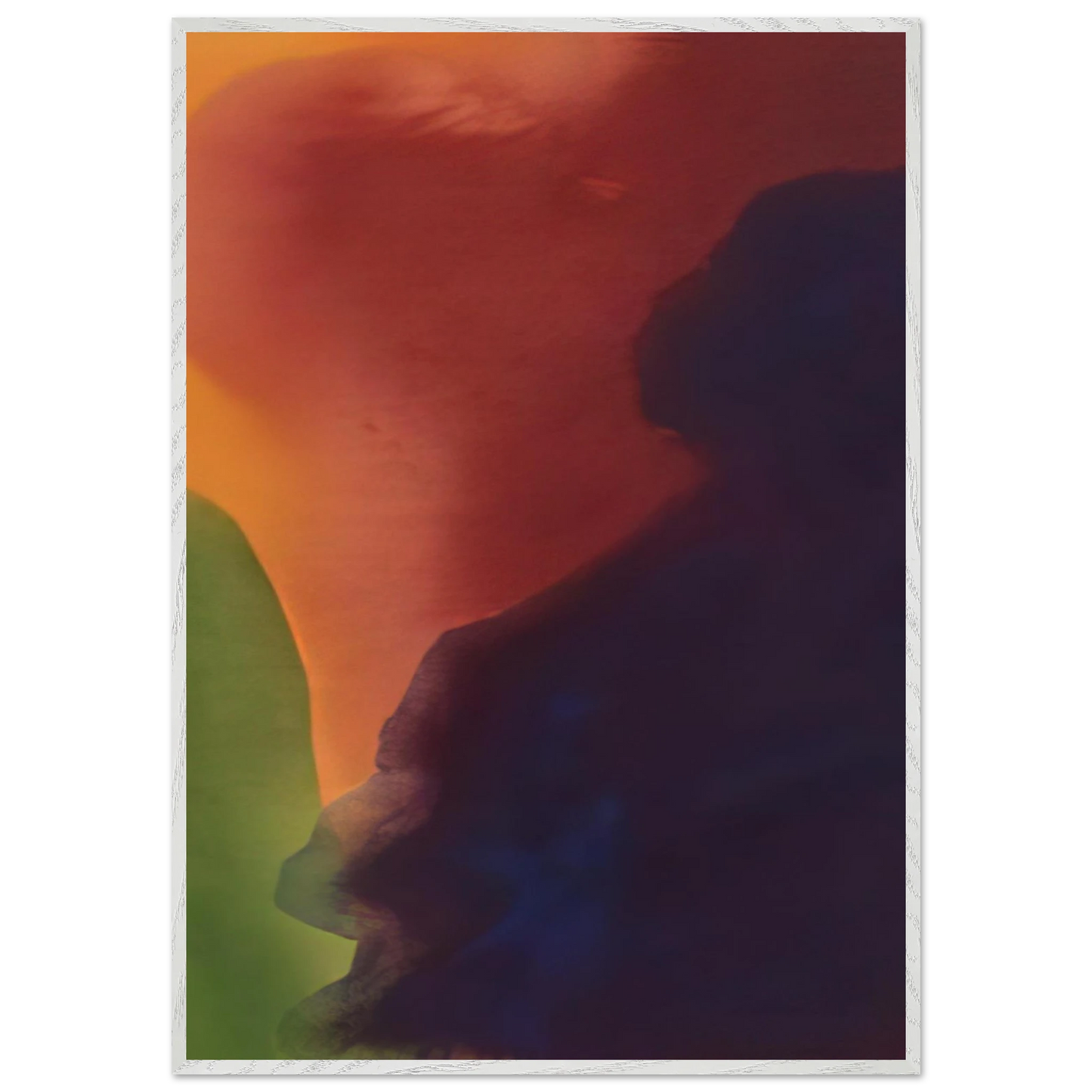 Helen Frankenthaler - Blue Atmosphere III - 1963 Wall art - 60x90 cm / 24x36 inches - Fine Art Poster-canvas - -