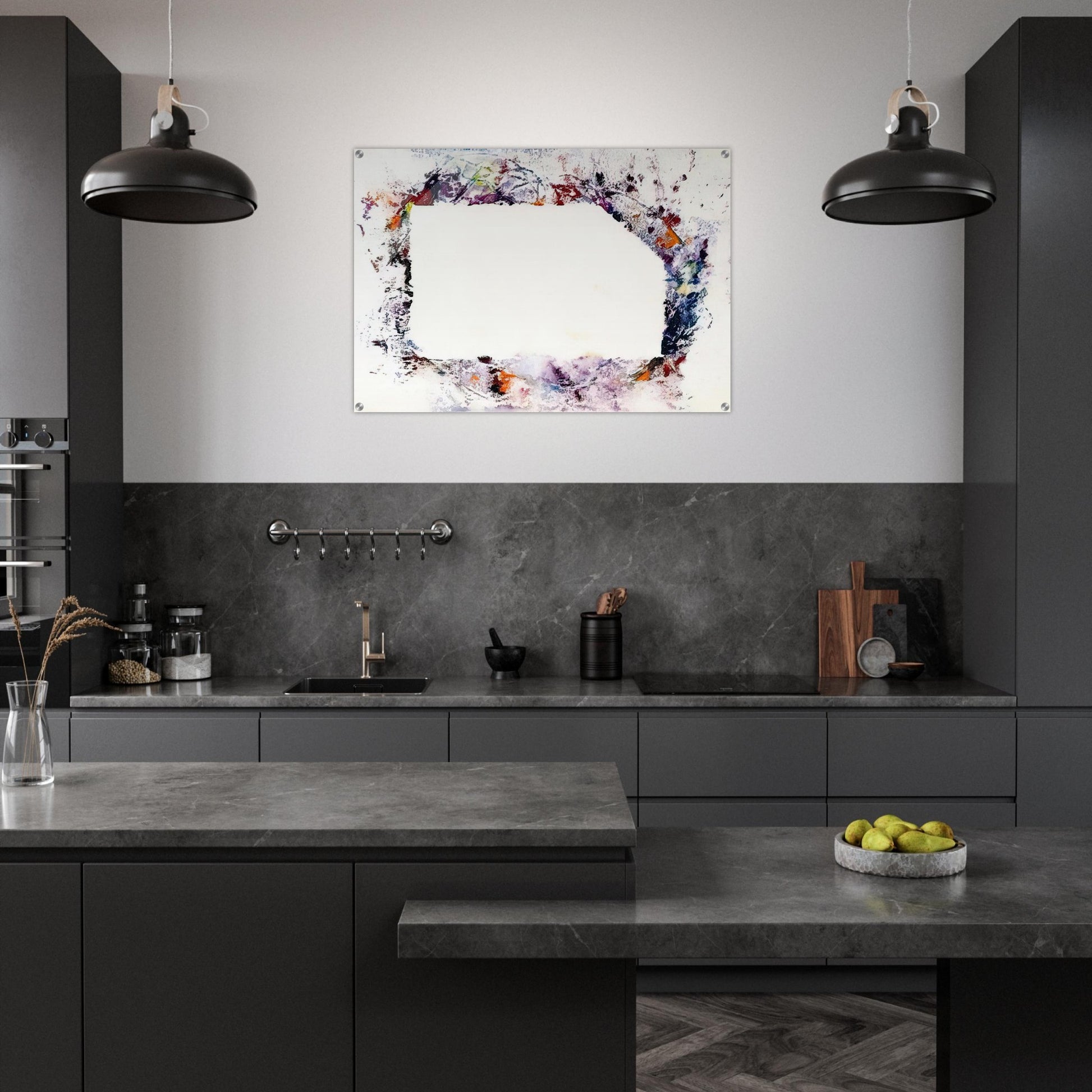 Untitled  SF218S  - Sam Francis Acrylic Print - 70x100 cm / 28x40″ inches | Sam Francis Wall Art | Sam Francis Prints