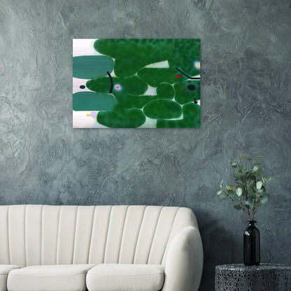 The Green Earth - 1980 - Victor Pasmore Brushed Aluminum Print - 70x100 cm / 28x40 inches | Victor Pasmore Aluminum Print | Victor Pasmore Prints