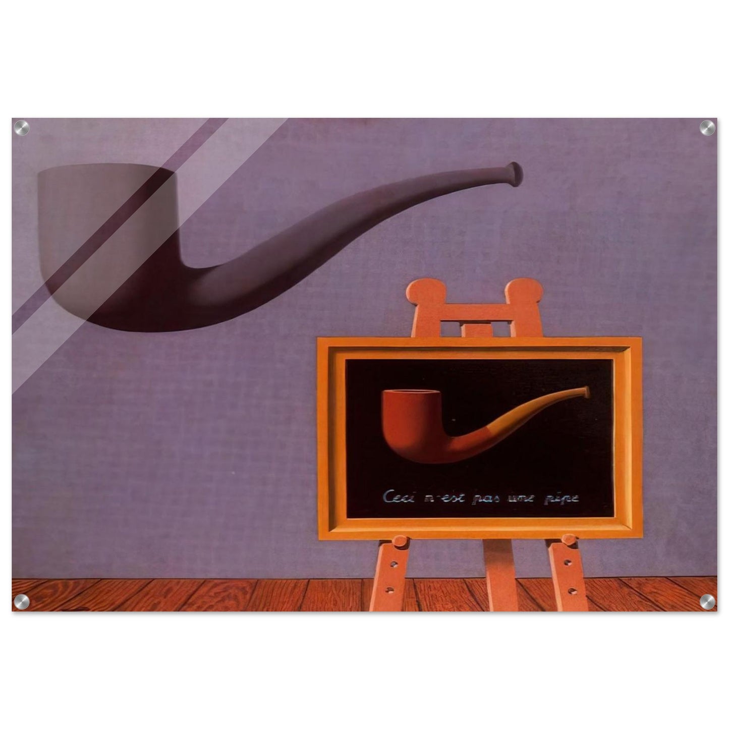THE TWO MYSTERIES 1966 - Rene Magritte Acrylic Print - 70x100 cm / 28x40″ inches