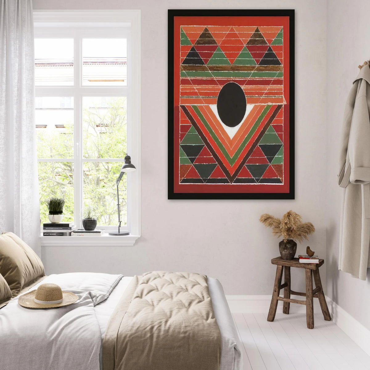 Bijh - Abstract Art - S. H. Raza Art Prints - 100x150 cm / 40x60″ inches | S. H. Raza Poster | S. H. Raza Prints