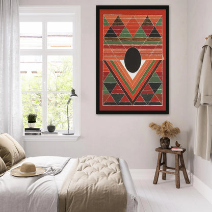 Bijh - Abstract Art - S. H. Raza Art Prints - 100x150 cm / 40x60″ inches | S. H. Raza Poster | S. H. Raza Prints