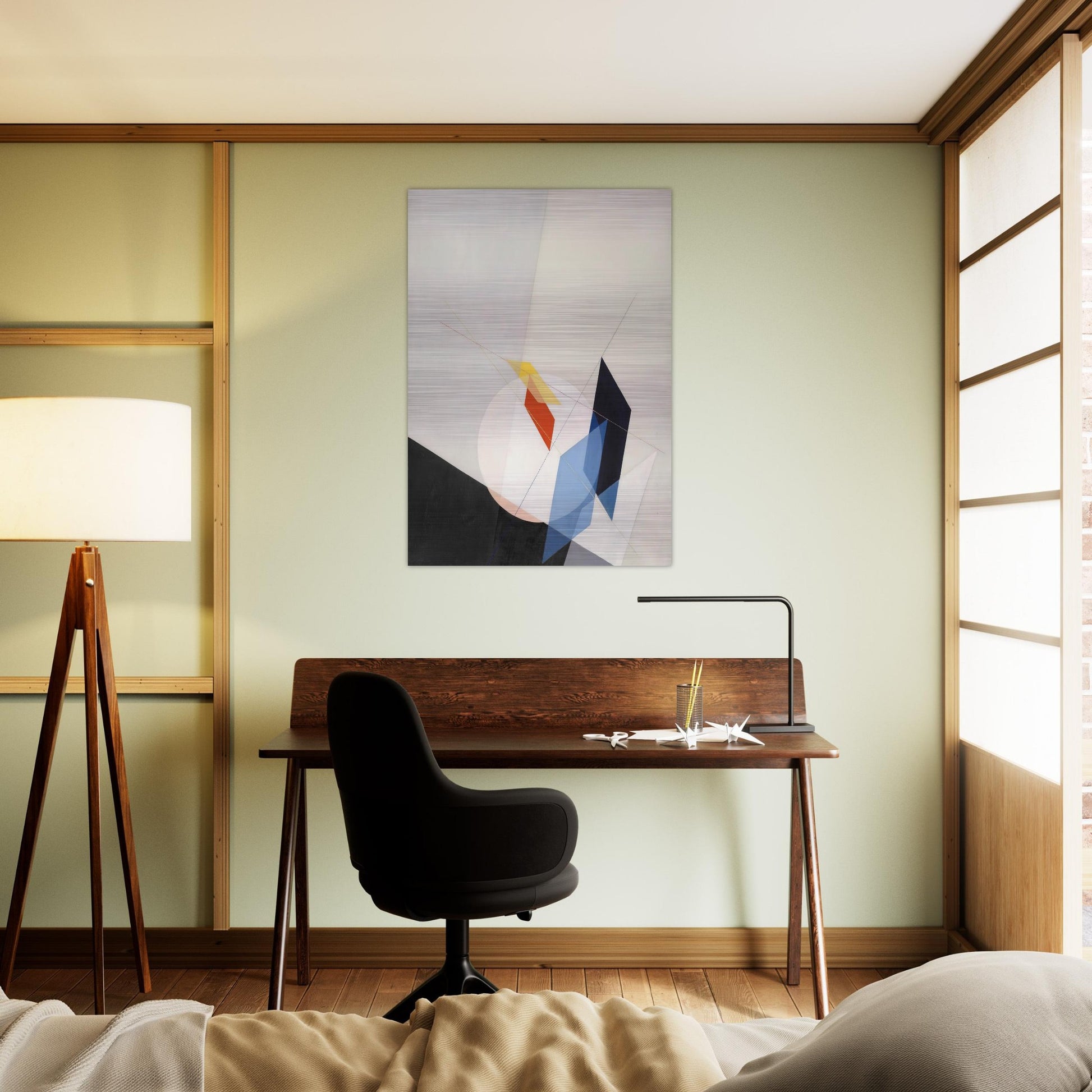 A 18 - Laszlo Moholy-Nagy Brushed Aluminum Print - 70x100 cm / 28x40 inches | Laszlo Moholy-Nagy Aluminum Print | Laszlo Moholy-Nagy Prints