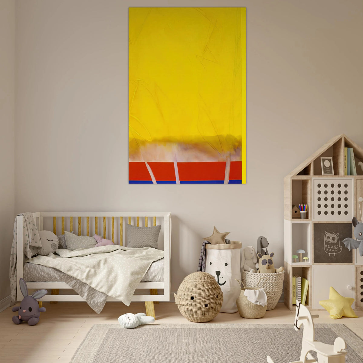 Edge Of Autumn - 1989 - Ronnie Landfield Art Prints - 100x150 cm / 40x60″ inches | Ronnie Landfield Poster | Ronnie Landfield Prints