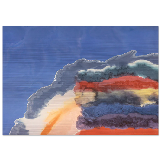 Shenandoah - 1970 - Ronnie Landfield Brushed Aluminum Print - 70x100 cm / 28x40 inches | Ronnie Landfield Aluminum Print | Ronnie Landfield Prints