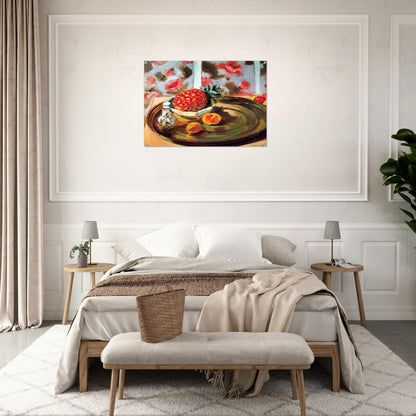 STILL LIFE WITH PINEAPPLE 1924 - Henri Matisse Acrylic Print - 70x100 cm / 28x40″ inches