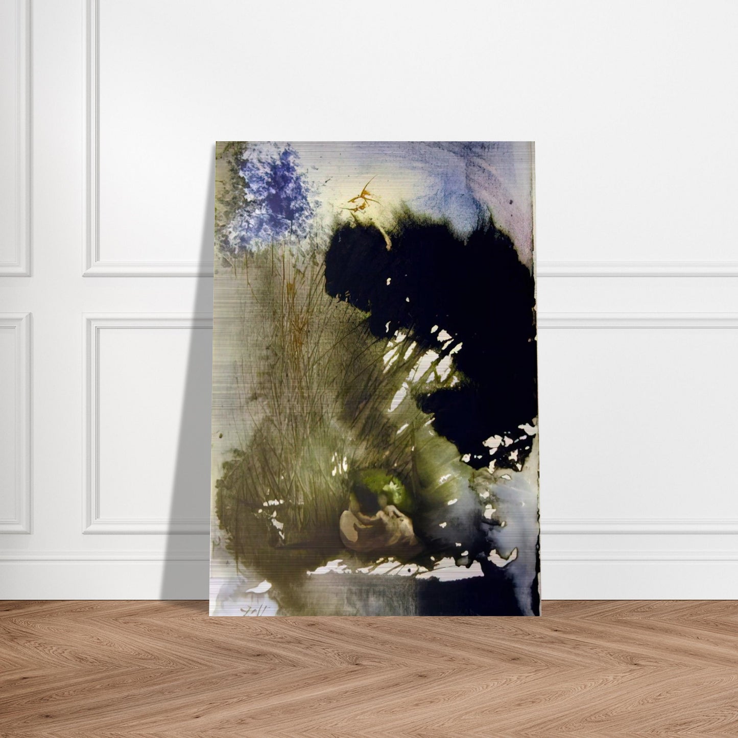 VIR ET MULIER IN PARADISO VOLUPTATIS 1967 - Salvador Dali Brushed Aluminum Print - 70x100 cm / 28x40 inches | Salvador Dali Aluminum Print | Salvador Dali Prints