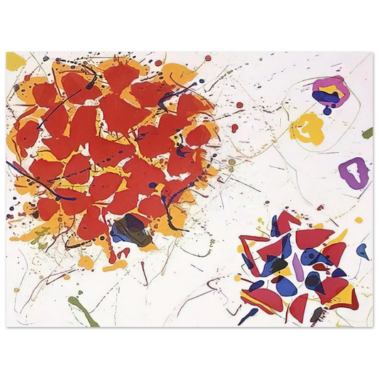 Sam Francis - Untitled  L. I88; SFE 065   75x100 cm / 30x40inches Fine Art Poster
