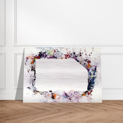 Untitled  SF218S  - Sam Francis Brushed Aluminum Print - 70x100 cm / 28x40 inches | Sam Francis Aluminum Print | Sam Francis Prints