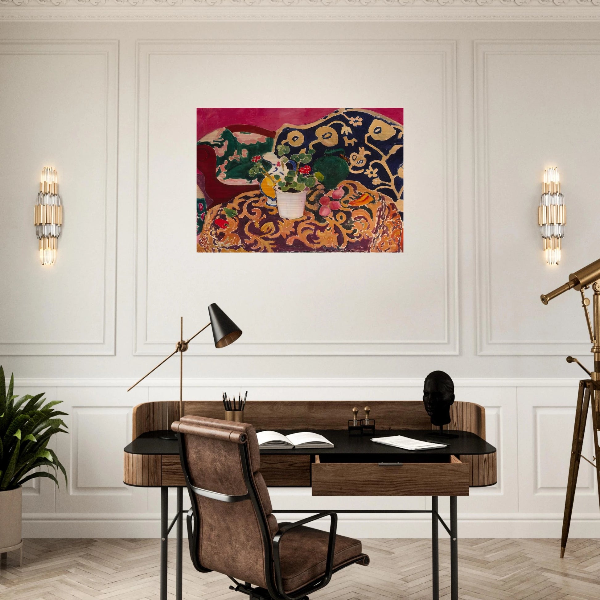 SPANISH STILL LIFE SEVILLE II 1911 - Henri Matisse Brushed Aluminum Print - 70x100 cm / 28x40 inches | Henri Matisse Aluminum Print | Henri Matisse Prints