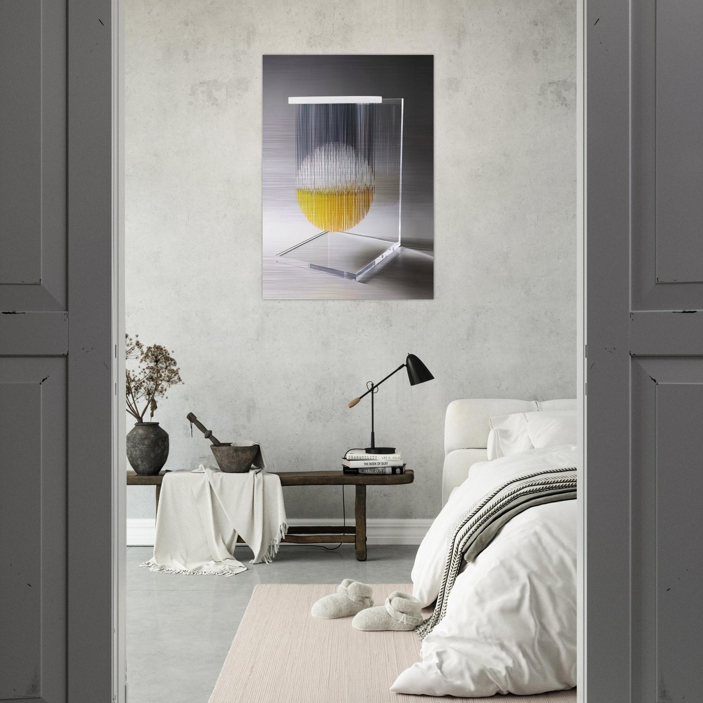 ESFERA THEOSPACIO 1989 - Jesus Rafael Soto Brushed Aluminum Print - 70x100 cm / 28x40 inches | Jesus Rafael Soto Aluminum Print | Jesus Rafael Soto Prints