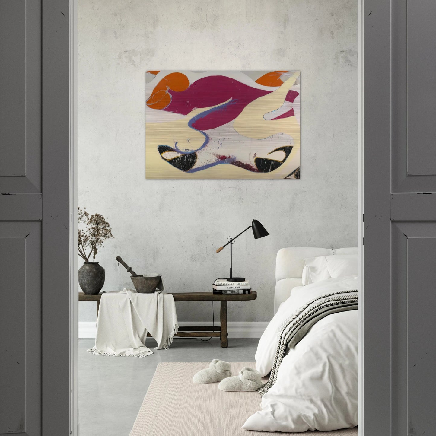Dido - 1973 - Norman Bluhm Brushed Aluminum Print - 70x100 cm / 28x40 inches | Norman Bluhm Aluminum Print | Norman Bluhm Prints