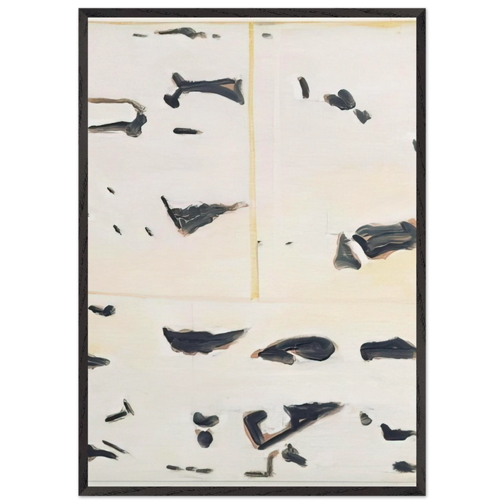 Presto - 2003 N1 - Ralston Crawford 70x100 cm / 28x40 inches Framed Art Print – Black Wooden Frame