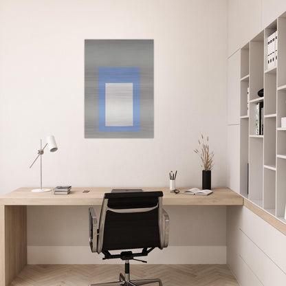HOMAGE TO THE SQUARE GREEK ISLAND 1957 - Josef Albers Brushed Aluminum Print - 70x100 cm / 28x40 inches | Josef Albers Aluminum Print | Josef Albers Prints