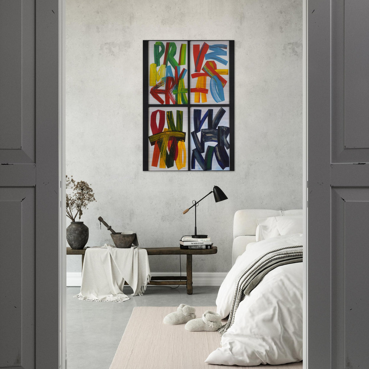 Four Seasons - 1989 - Joao Vieira Brushed Aluminum Print - 70x100 cm / 28x40 inches | Joao Vieira Aluminum Print | Joao Vieira Prints