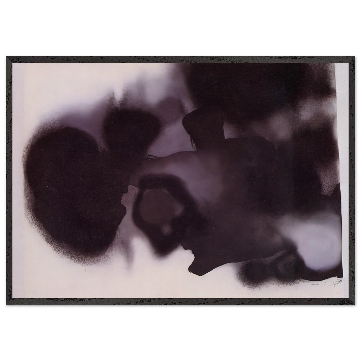 The Cloud - 1986 - Victor Pasmore 70x100 cm / 28x40 inches Framed Art Print – Black Wooden Frame