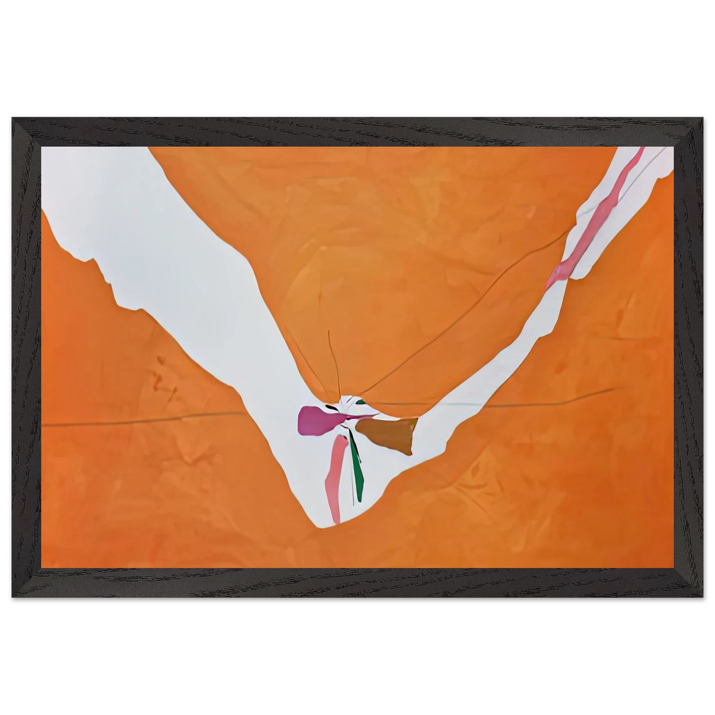 Helen Frankenthaler - Chairman of the Board, 1971- Wall Art - 60x80 cm / 24x32 inches - Premium Wooden Framed Poster With Fine Art Paper-canvas - White frame