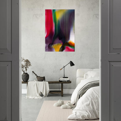 Phenomena Agate Bridge - Paul Jenkins Brushed Aluminum Print - 70x100 cm / 28x40 inches | Paul Jenkins Aluminum Print | Paul Jenkins Prints