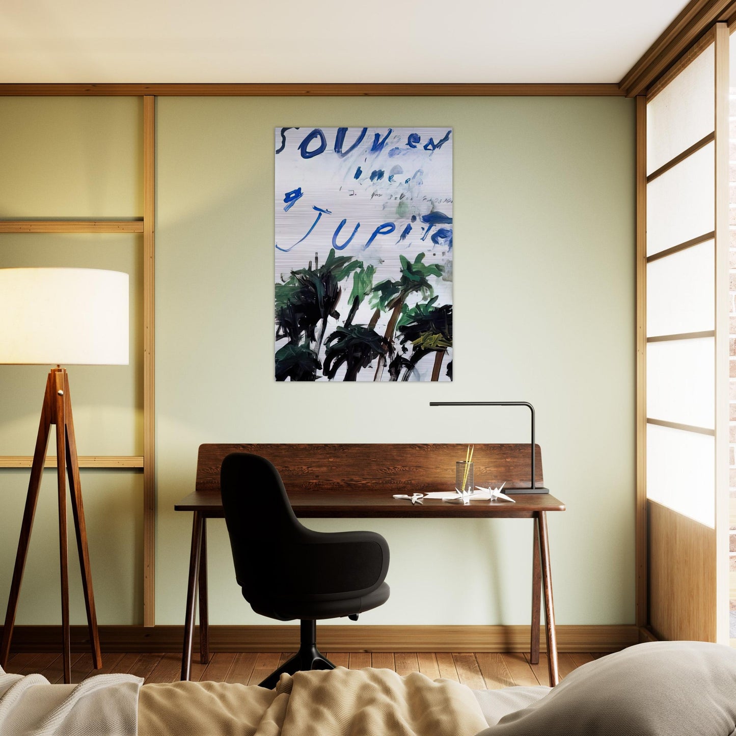 Souvenir - Cy Twombly Brushed Aluminum Print - 70x100 cm / 28x40 inches | Cy Twombly Aluminum Print | Cy Twombly Prints