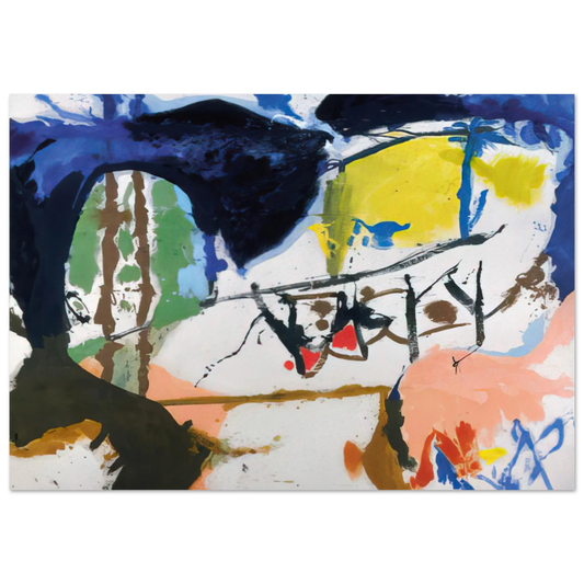 Helen Frankenthaler - Acres - 1959 Wall art - 13x18 cm / 5x7 inches - Fine Art Poster-canvas - -