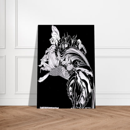 LIFE FORCE - MC Escher Brushed Aluminum Print - 70x100 cm / 28x40 inches | MC Escher Aluminum Print | MC Escher Prints