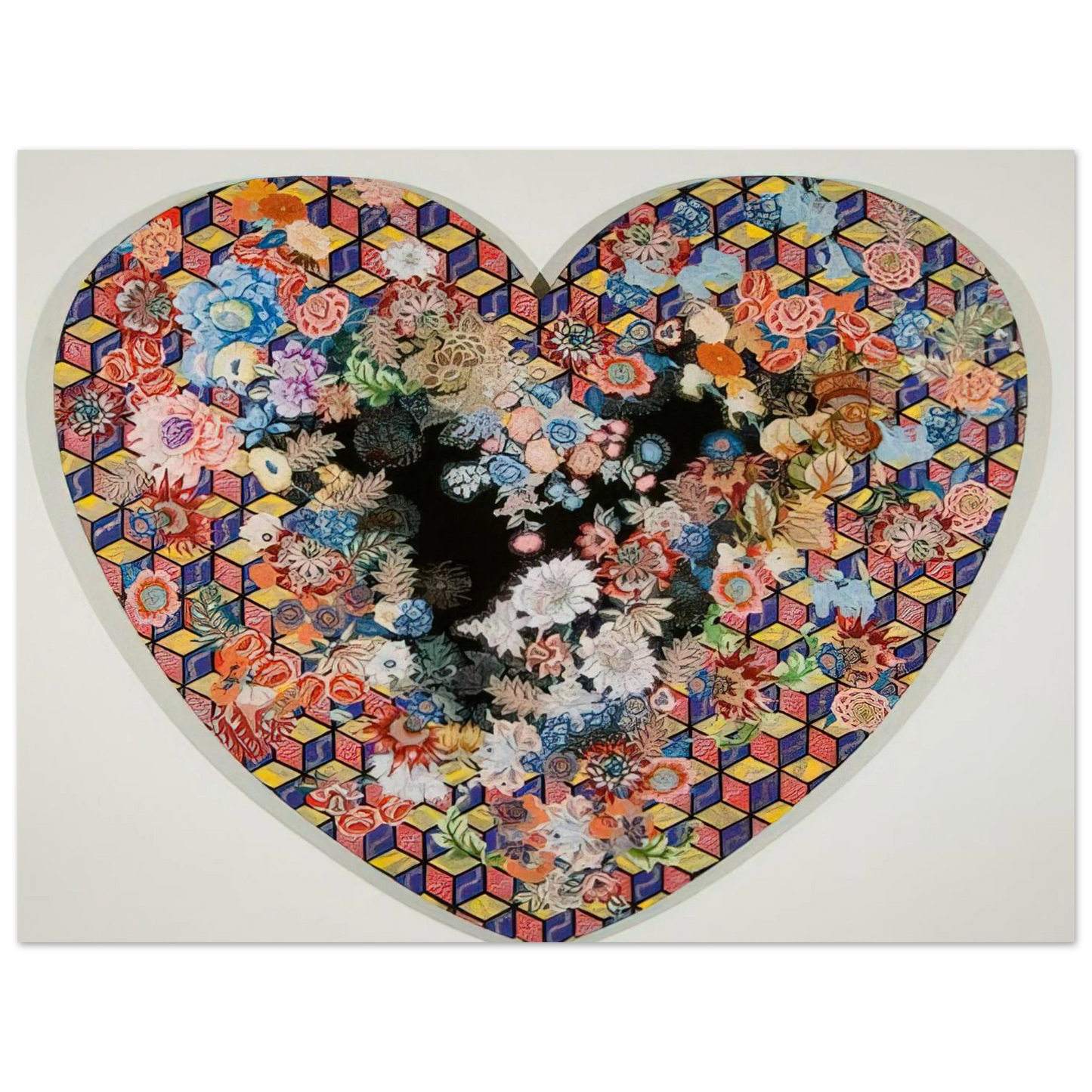 Miriam Schapiro - Heartland - 1985  75x100 cm / 30x40inches Fine Art Poster