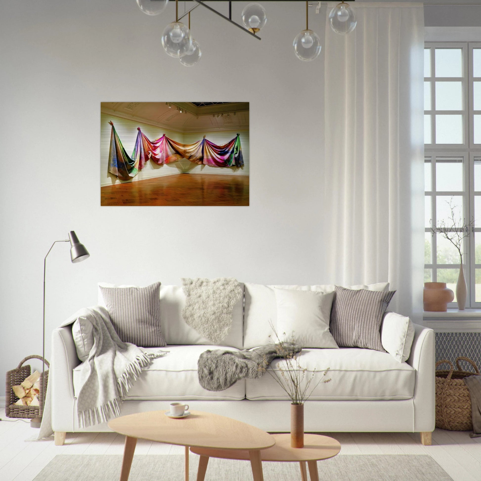 Light Depth - Sam Gilliam Brushed Aluminum Print - 70x100 cm / 28x40 inches | Sam Gilliam Aluminum Print | Sam Gilliam Prints