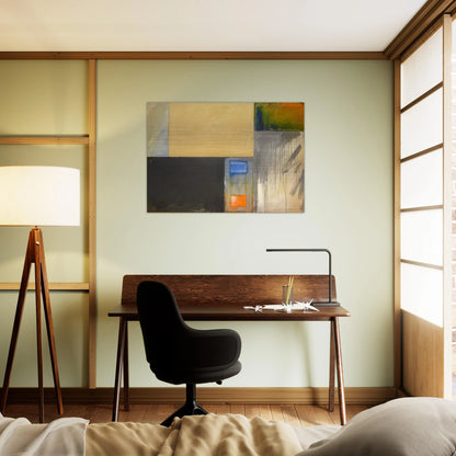 ForsythHouston - Abstract Expressionism - Mark Lancaster Brushed Aluminum Print - 70x100 cm / 28x40 inches | Mark Lancaster Aluminum Print | Mark Lancaster Prints