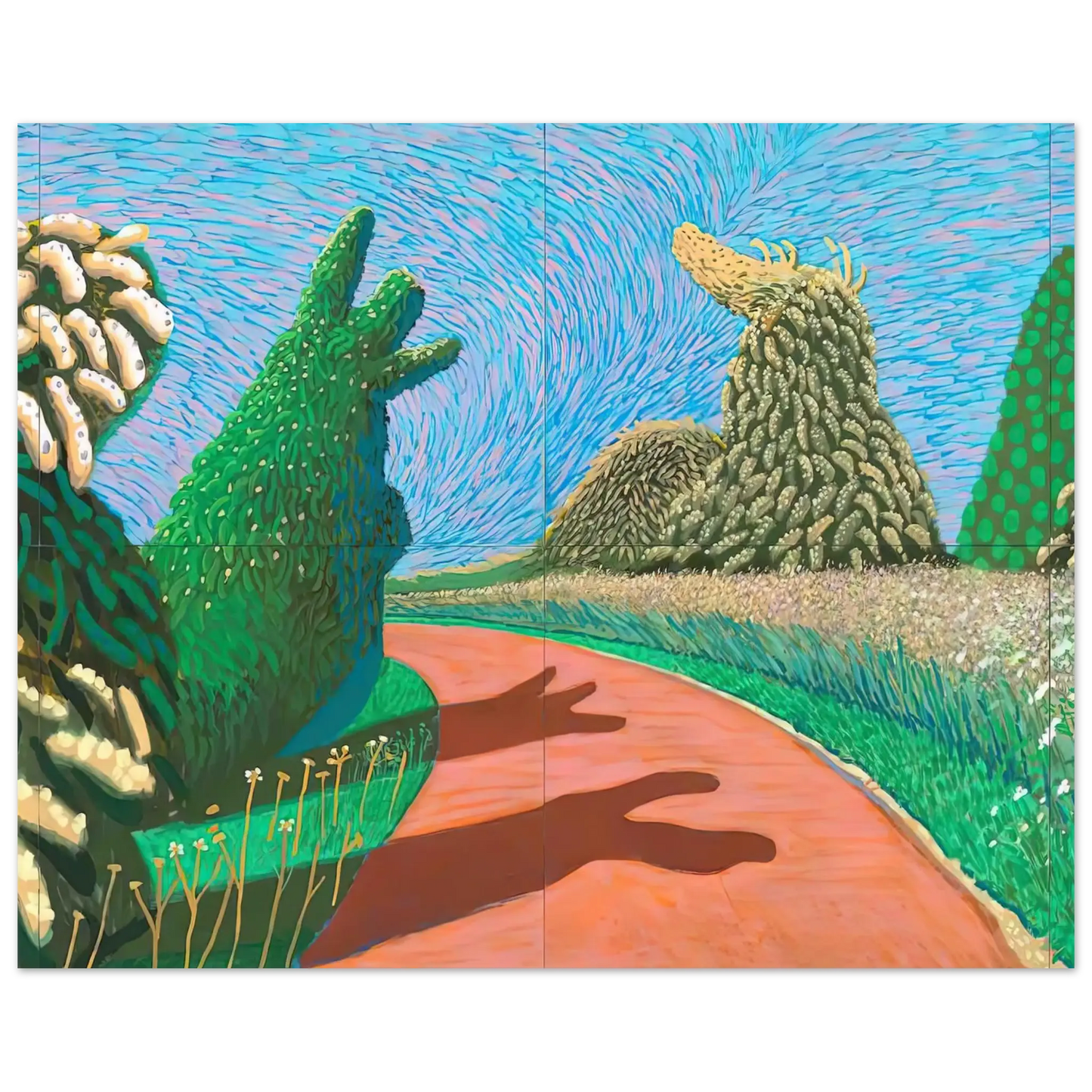 David Hockney - David Hockney Wall art - 40x40 cm / 16x16 Inches - Fine Art Poster - -