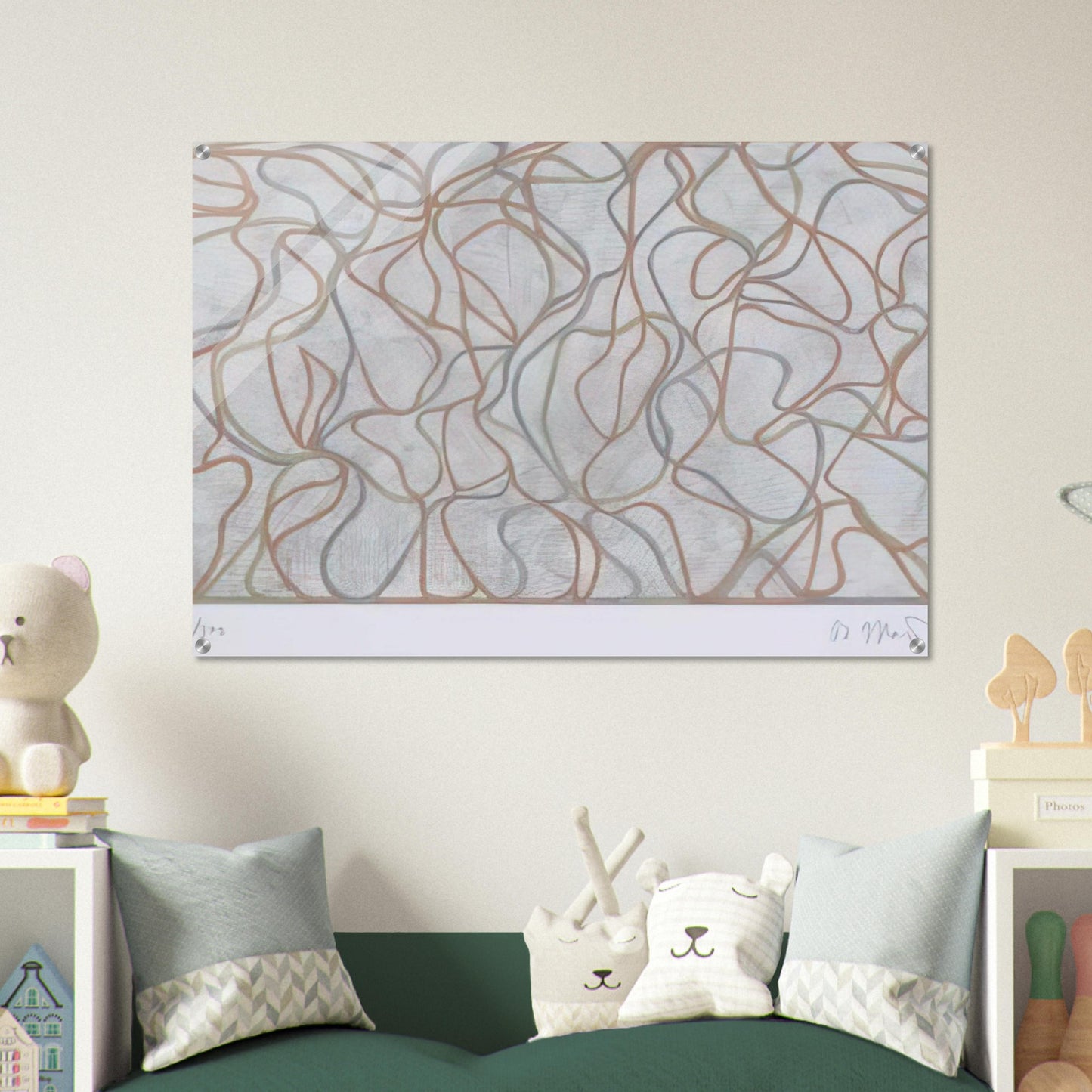 Distant Muses - 2000 - Brice Marden Acrylic Print - 70x100 cm / 28x40″ inches