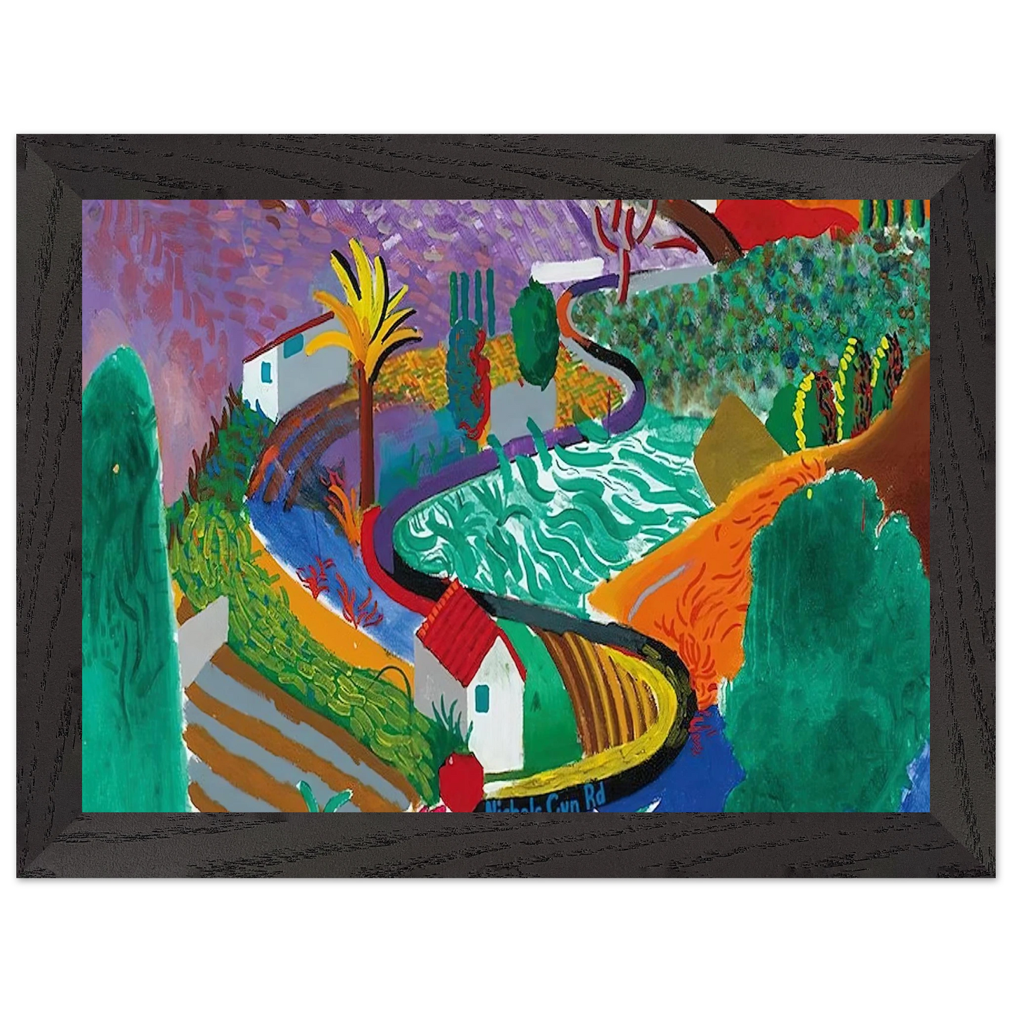 David Hockney - David Hockney Wall art - 21x29.7 cm / 8x12" - Fine Art Poster-canvas - -