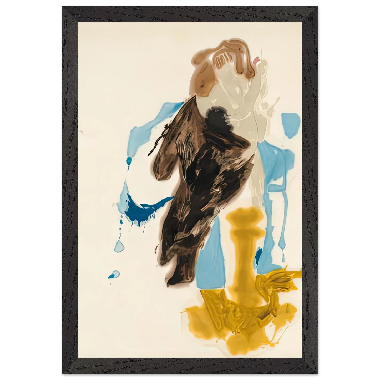 Helen Frankenthaler - After Rubens, 1961- Wall Art - 21x29.7 cm / 8x12" - Premium Wooden Framed Poster With Fine Art Paper-canvas - Wood frame