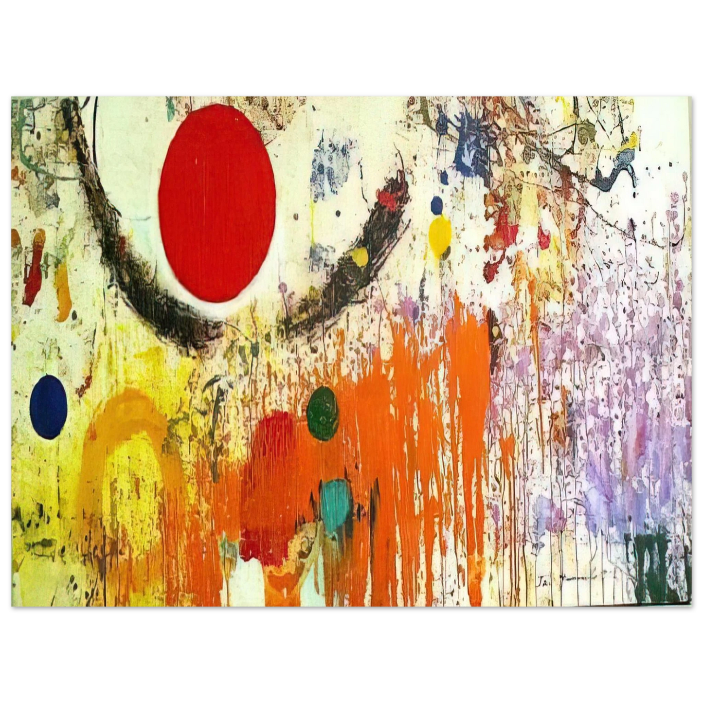 Taro Yamamoto - UNTITLED 1972  75x100 cm / 30x40inches Fine Art Poster