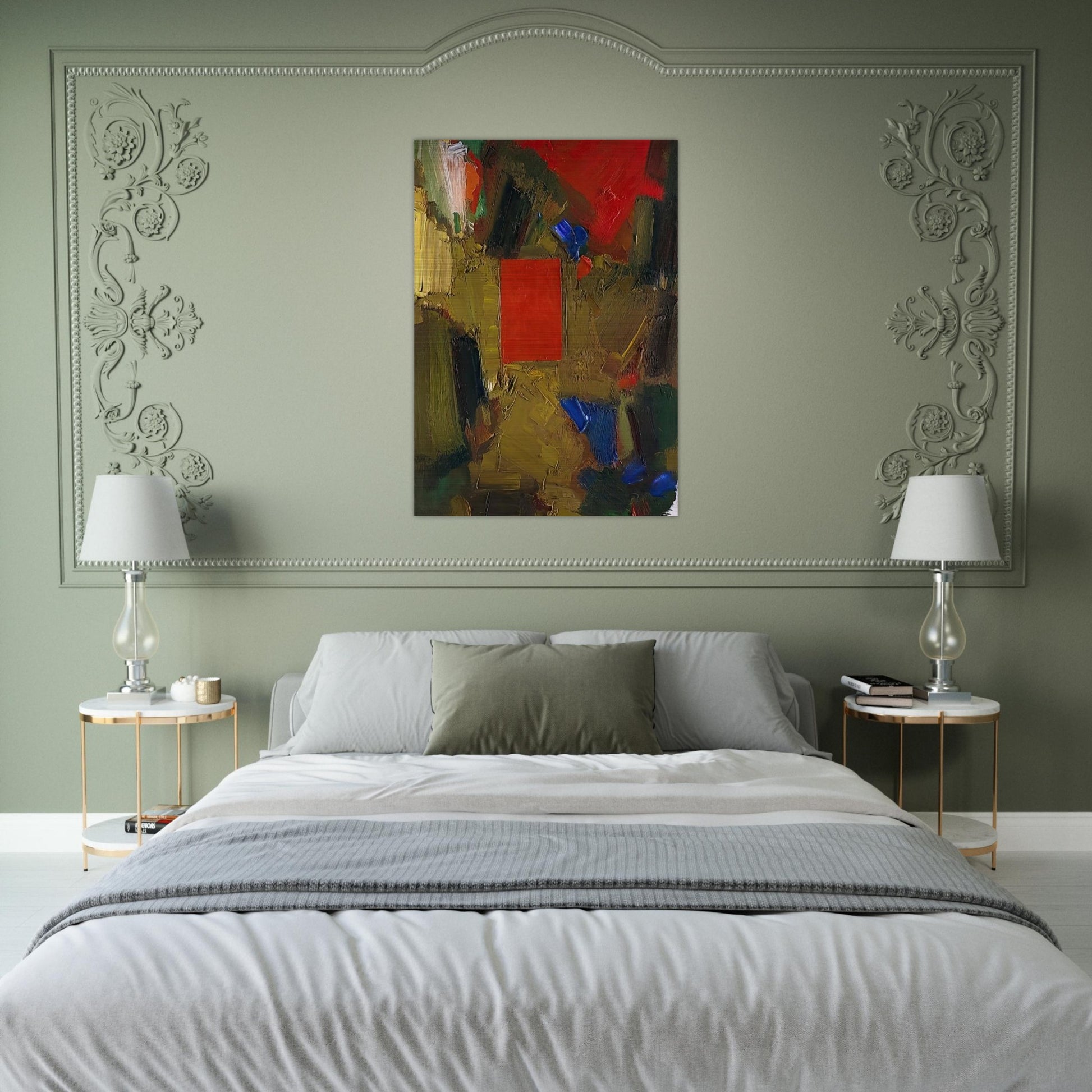 Profound Longing - Hans Hofmann Brushed Aluminum Print - 70x100 cm / 28x40 inches | Hans Hofmann Aluminum Print | Hans Hofmann Prints