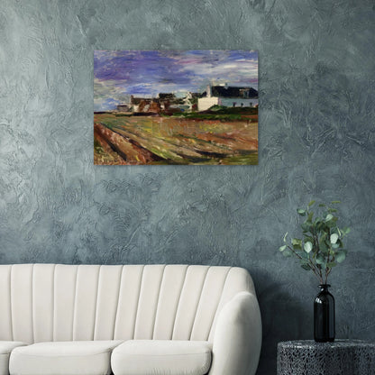 FARMS IN BRITTANY BELLE ILE 1897 - Henri Matisse Brushed Aluminum Print - 70x100 cm / 28x40 inches | Henri Matisse Aluminum Print | Henri Matisse Prints