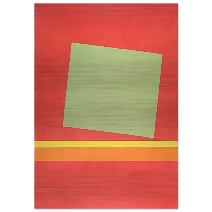 Homage to Milton Avery - Sun-Box III - 1969 - Theodoros Stamos Brushed Aluminum Print - 70x100 cm / 28x40 inches | Theodoros Stamos Aluminum Print | Theodoros Stamos Prints