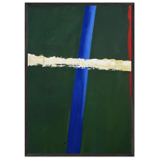 Steek 1 - 2005 N1 - Ralston Crawford 70x100 cm / 28x40 inches Framed Art Print – Black Wooden Frame