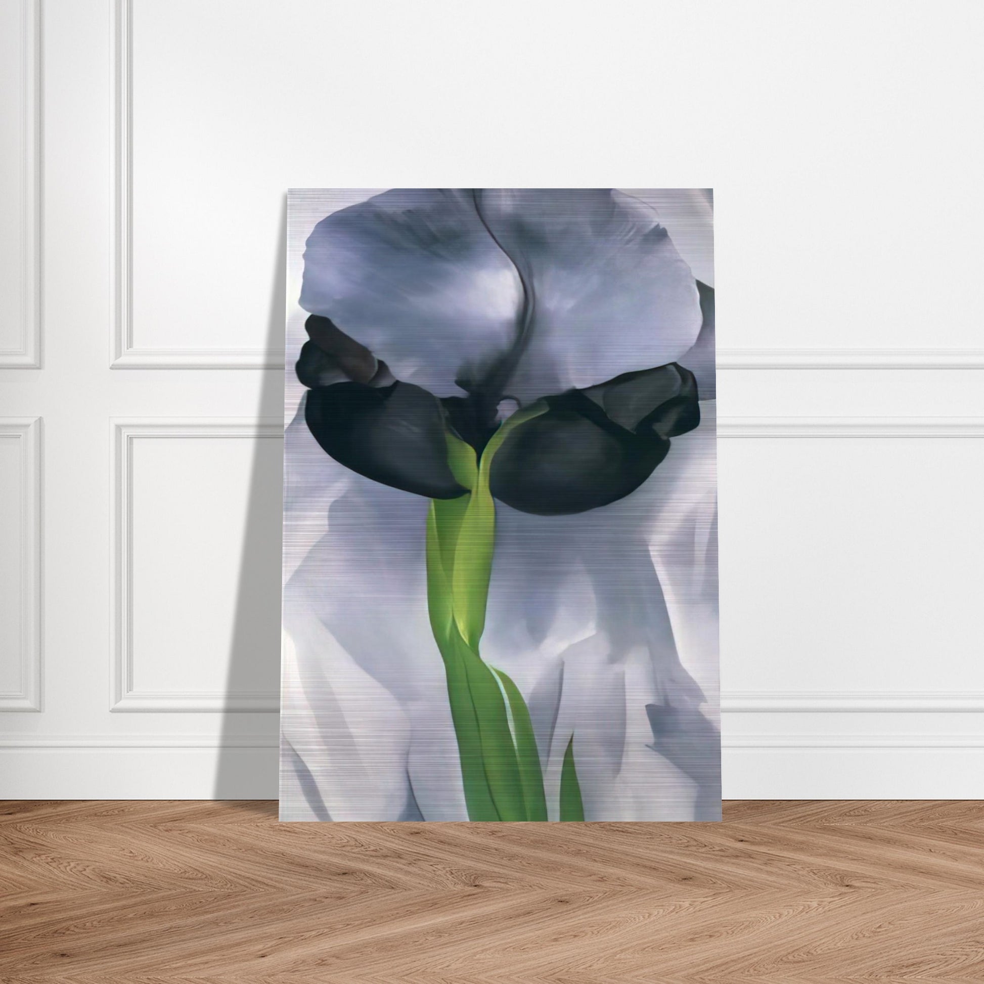 Iris 7 - Georgia O'Keeffe Brushed Aluminum Print - 70x100 cm / 28x40 inches | Georgia O'Keeffe Aluminum Print | Georgia O'Keeffe Prints