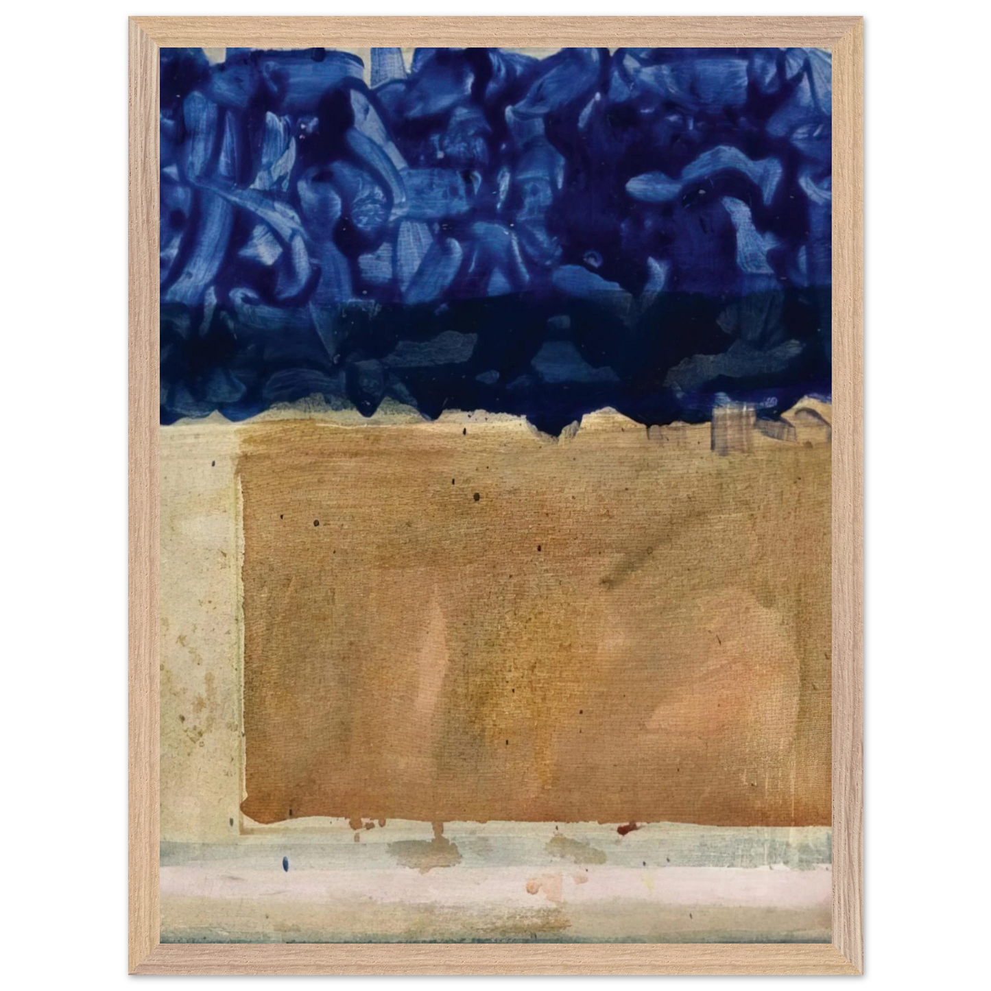 Helen Frankenthaler - Shoreline - 1952 Wall art - 50x70 cm / 20x28 inches - Fine Art Poster-canvas - -