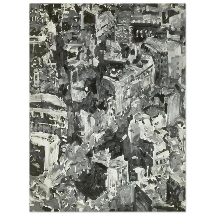 Gerhard Richter - TOWNSCAPE PARIS 1968  75x100 cm / 30x40inches Fine Art Poster
