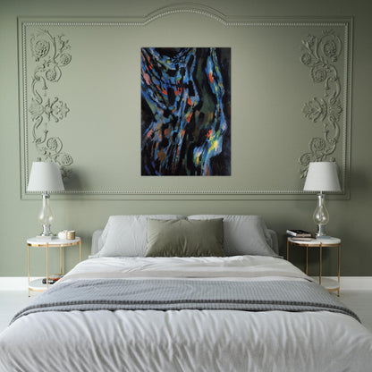 Les Ténèbres - 1962 - Alfred Manessier Brushed Aluminum Print - 70x100 cm / 28x40 inches | Alfred Manessier Aluminum Print | Alfred Manessier Prints