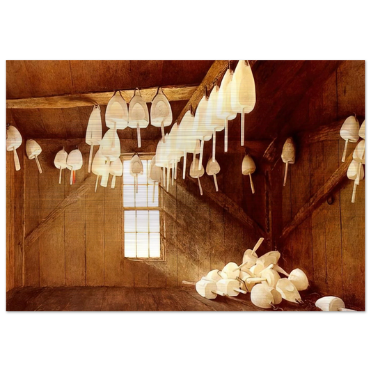 TOMORROW THE OUTER SHOALS - Andrew Wyeth Brushed Aluminum Print - 70x100 cm / 28x40 inches | Andrew Wyeth Aluminum Print | Andrew Wyeth Prints