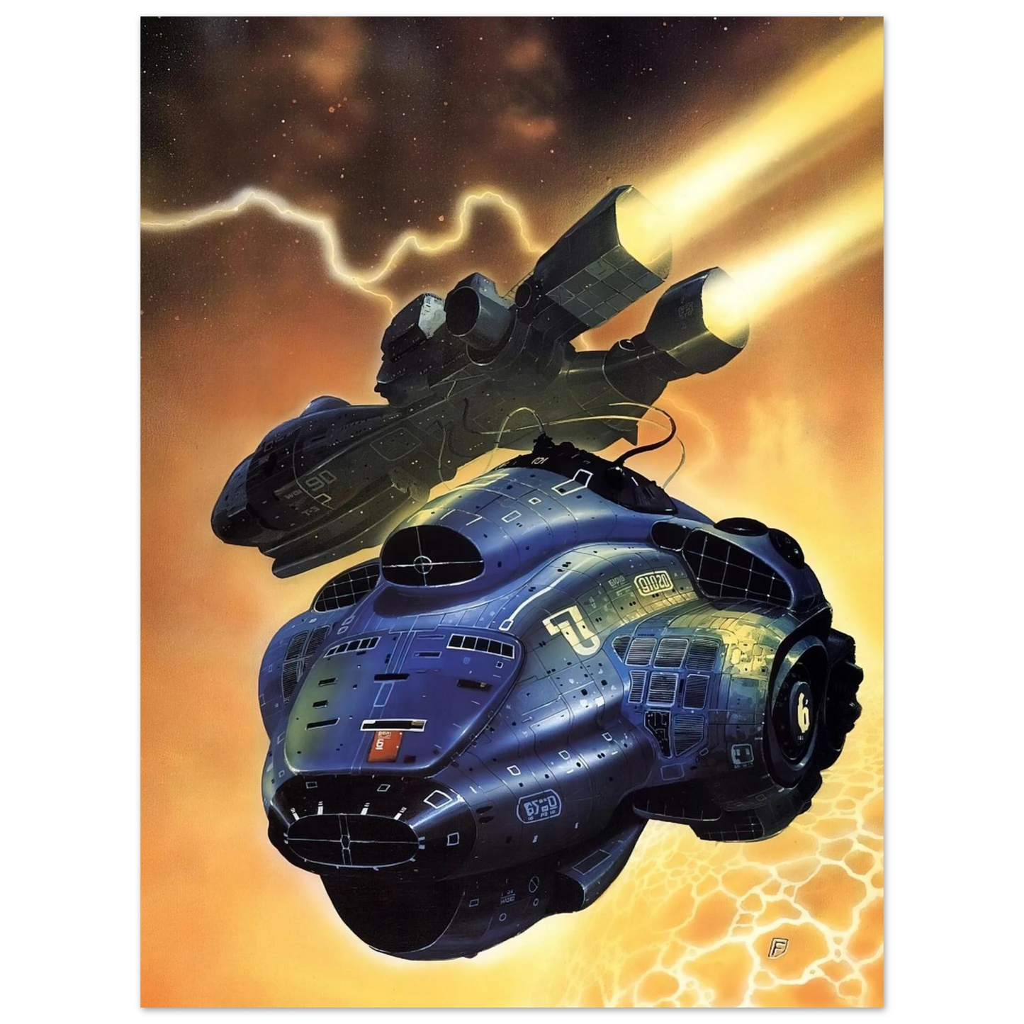 Chris Foss - Chris Foss  75x100 cm / 30x40inches Fine Art Poster