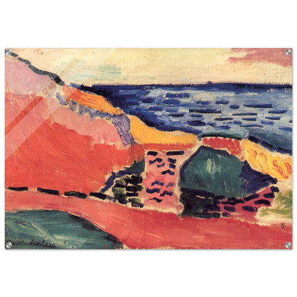 LA MOULADE COLLIOURE IN THE SUMMER 1905 - Henri Matisse Acrylic Print - 70x100 cm / 28x40″ inches